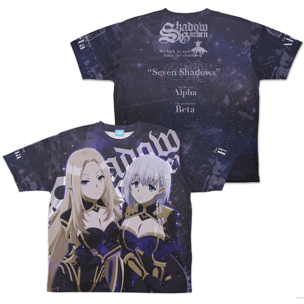 『陰の実力者になりたくて!』アルファ&ベータ 両面フルグラフィックTシャツ