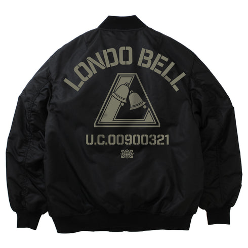 『機動戦士ガンダムUC(ユニコーン)』ロンドベル MA-1ジャケット BLACK
