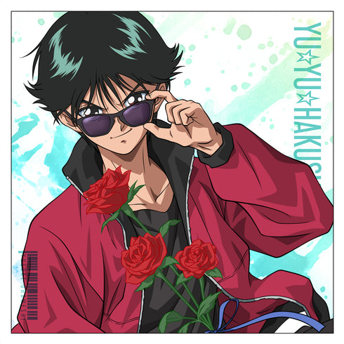『幽☆遊☆白書』描き下ろし 浦飯幽助 クッションカバー 花束Ver.