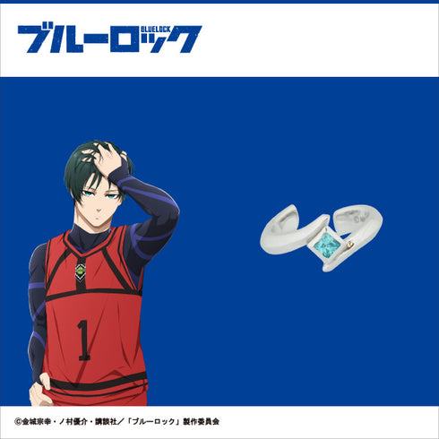 『ブルーロック』キャラクターモチーフイヤーカフ<糸師凛> (片耳分)