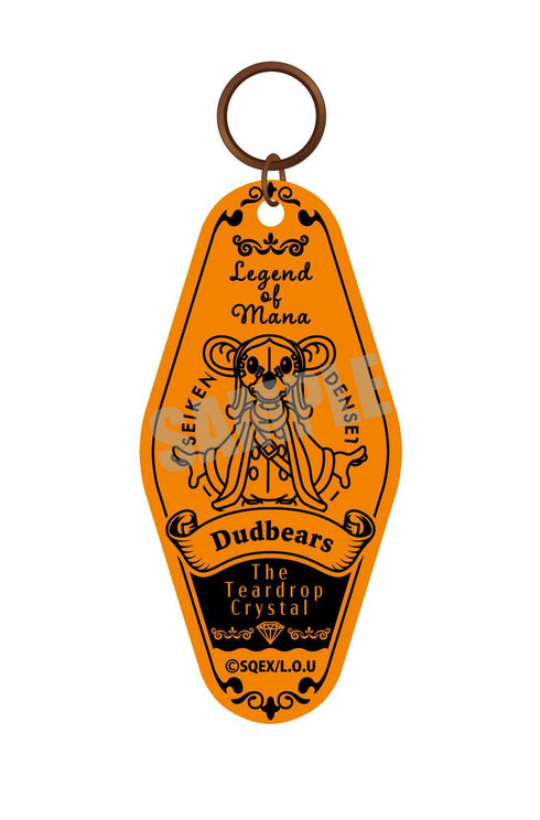 『聖剣伝説 Legend of Mana -The Teardrop Crystal- 』カーヴプレートキーホルダー アナグマ