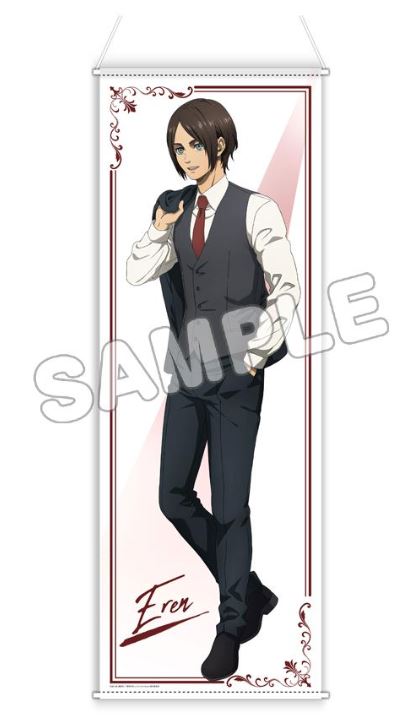 進撃の巨人』描き下ろしほぼ等身大タペストリー エレン – Anime Store