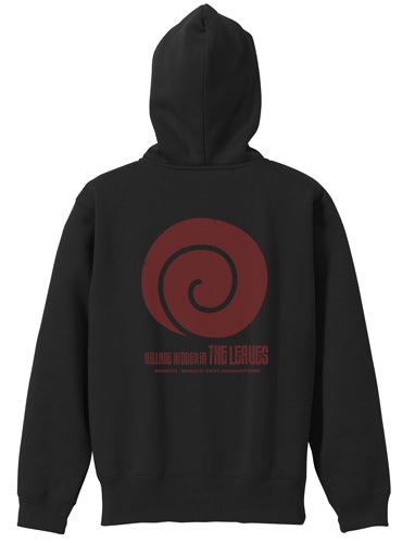 『BORUTO ボルト -NARUTO THE MOVIE-』木ノ葉隠れの里 ジップパーカー BLACK