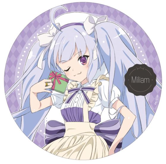 『アサルトリリィ BOUQUET』スタンド付きBIG缶バッジ バレンタイン ミリアム ・ヒルデガルド ・ v ・グロピウス