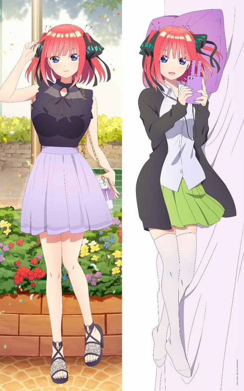 『映画 五等分の花嫁』描き下ろし抱き枕カバー+缶バッジセット 中野二乃