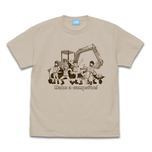 『ゆるキャン△』映画『ゆるキャン△』 Make a campsite! Tシャツ/LIGHT BEIGE