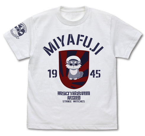 『第501統合戦闘航空団 ストライクウィッチーズ ROAD to BERLIN』宮藤芳佳パーソナルマーク Tシャツ WHITE
