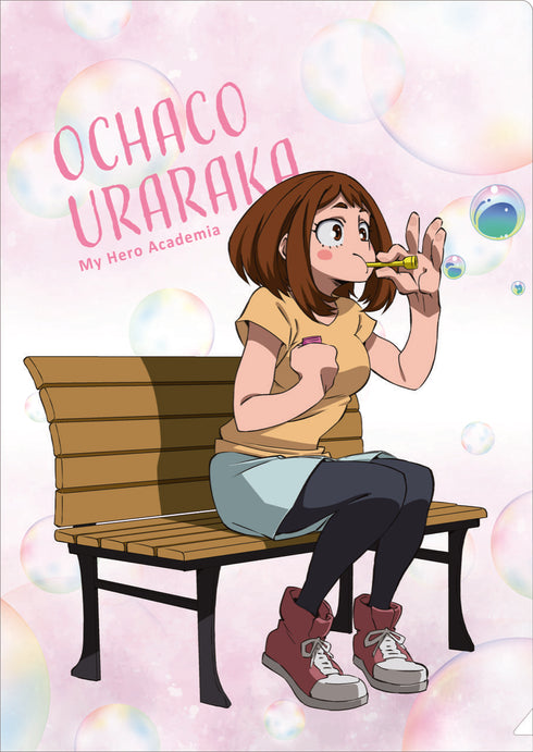 『僕のヒーローアカデミア』クリアファイル/麗日お茶子 シャボン玉
