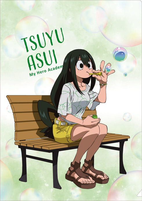 『僕のヒーローアカデミア』クリアファイル/蛙吹梅雨 シャボン玉