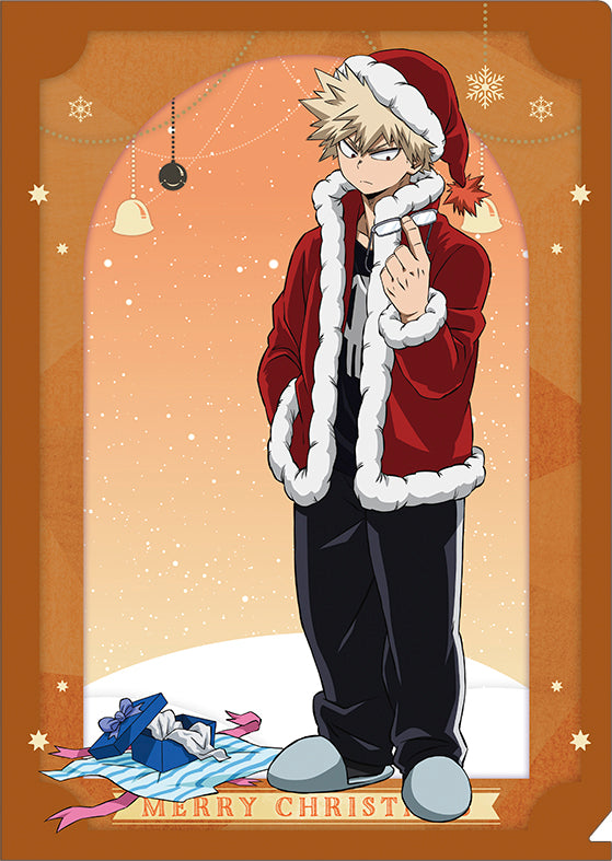『僕のヒーローアカデミア』クリアファイル/メリれ!クリスマス! 爆豪勝己