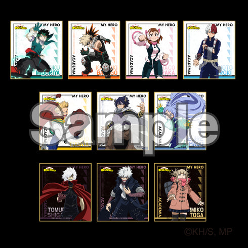 『僕のヒーローアカデミア』トレーディングミニ色紙 6期アクション版権③ BOX