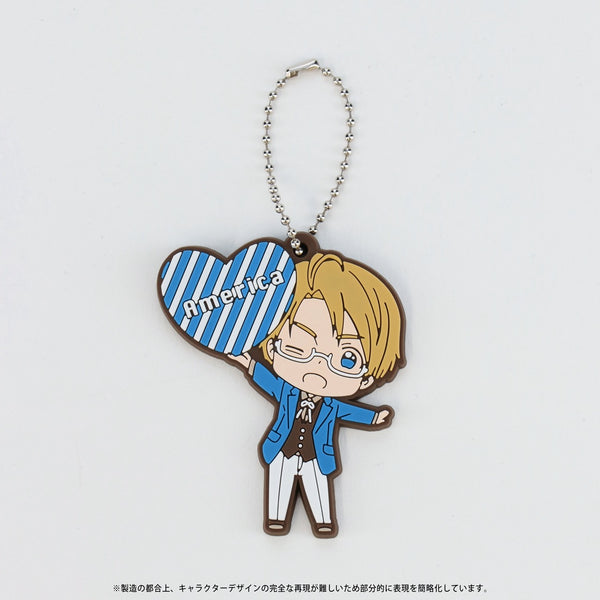 "Hetalia World★Stars" Rubber Keychain: America