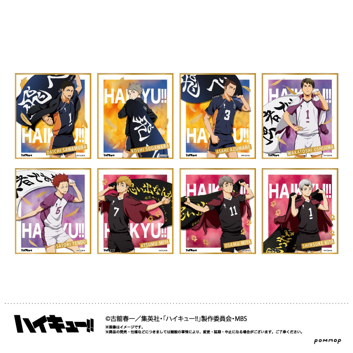 ハイキュー!!』ミニ色紙コレクション【BOX】 – Anime Store JP