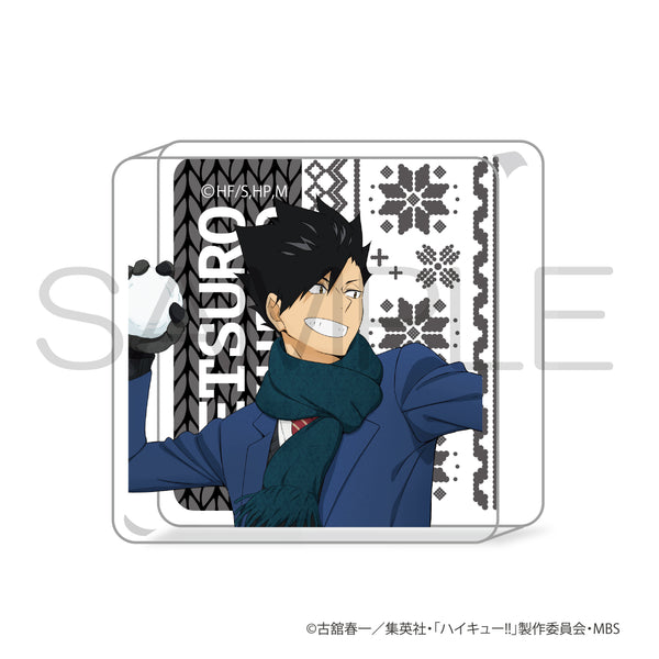 『ハイキュー!!』miniアクリルブロック 雪あそびver. 黒尾鉄朗