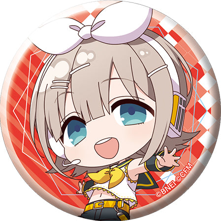 『アイドルマスター シャイニーカラーズ』缶バッジセット/ピアプロキャラクターズ Eディフォルメ芹沢あさひ&鏡音リン