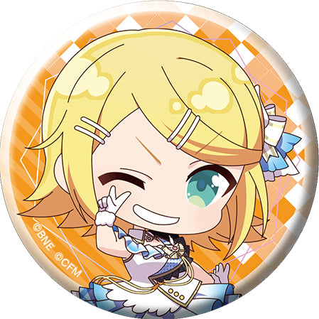 『アイドルマスター シャイニーカラーズ』缶バッジセット/ピアプロキャラクターズ Eディフォルメ芹沢あさひ&鏡音リン