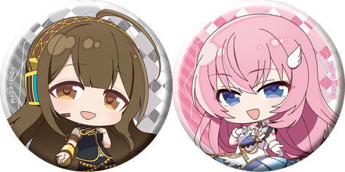 『アイドルマスター シャイニーカラーズ』缶バッジセット/ピアプロキャラクターズ Fディフォルメ桑山千雪&巡音ルカ