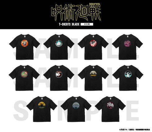 『呪術廻戦』半袖TシャツA(ブラック) 01.虎杖悠仁