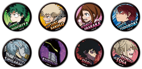『僕のヒーローアカデミア』VS敵 缶バッジ BOX