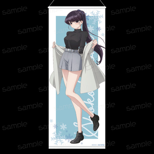 『古見さんは、コミュ症です。』描き下ろし ほぼ等身大タペストリー【古見硝子 私服 冬ver.】