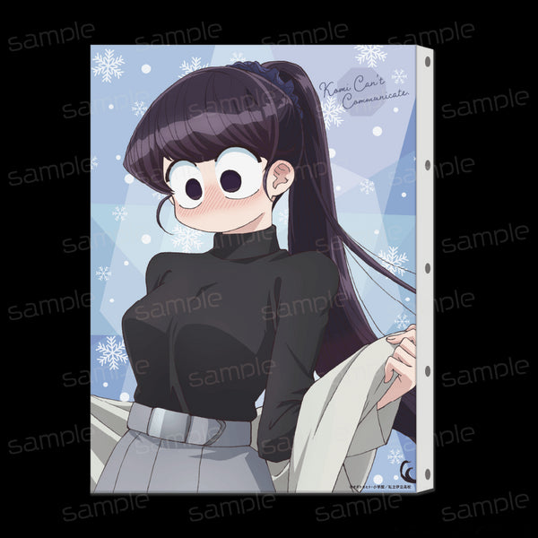 『古見さんは、コミュ症です。』描き下ろし キャンバスアート【古見硝子 私服 冬ver.(照れ)】