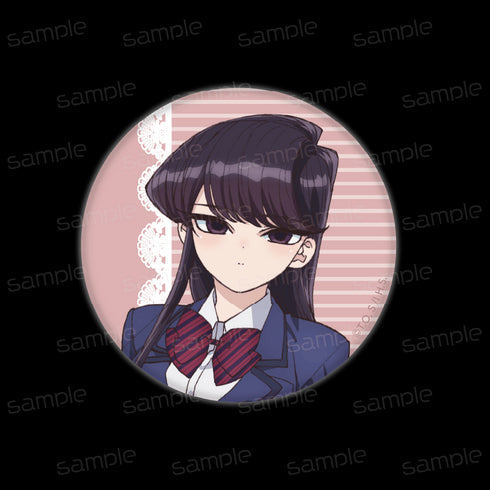 『古見さんは、コミュ症です。』描き下ろし 缶バッジ【古見硝子 制服】