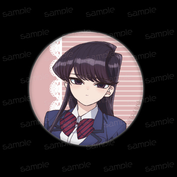 『古見さんは、コミュ症です。』描き下ろし 缶バッジ【古見硝子 制服】