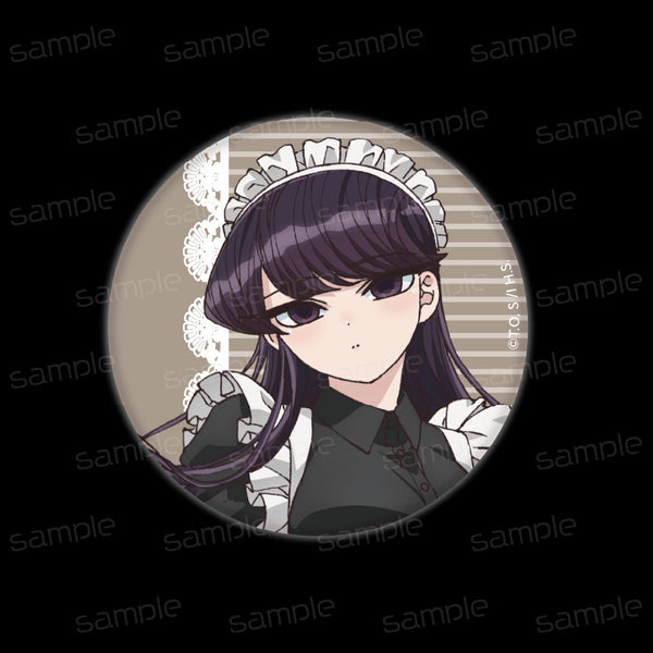 『古見さんは、コミュ症です。』描き下ろし 缶バッジ【古見硝子 メイド】