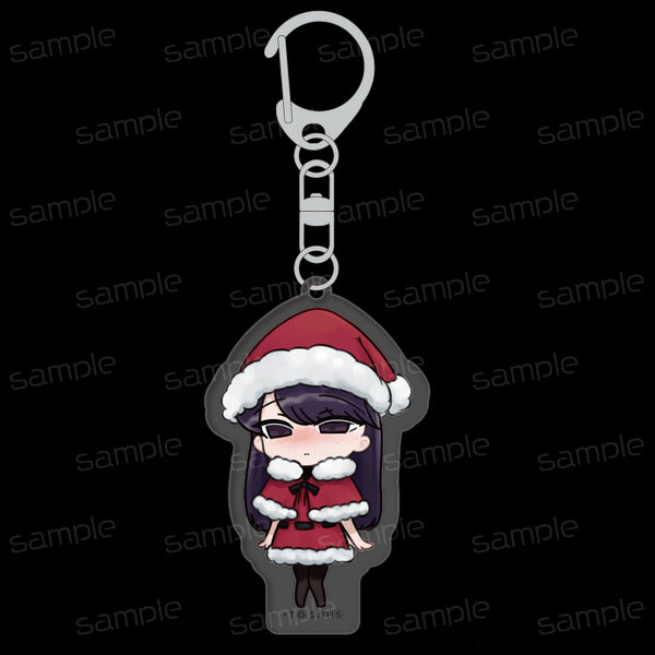 『古見さんは、コミュ症です。』アクリルキーホルダー【古見硝子 サンタ】