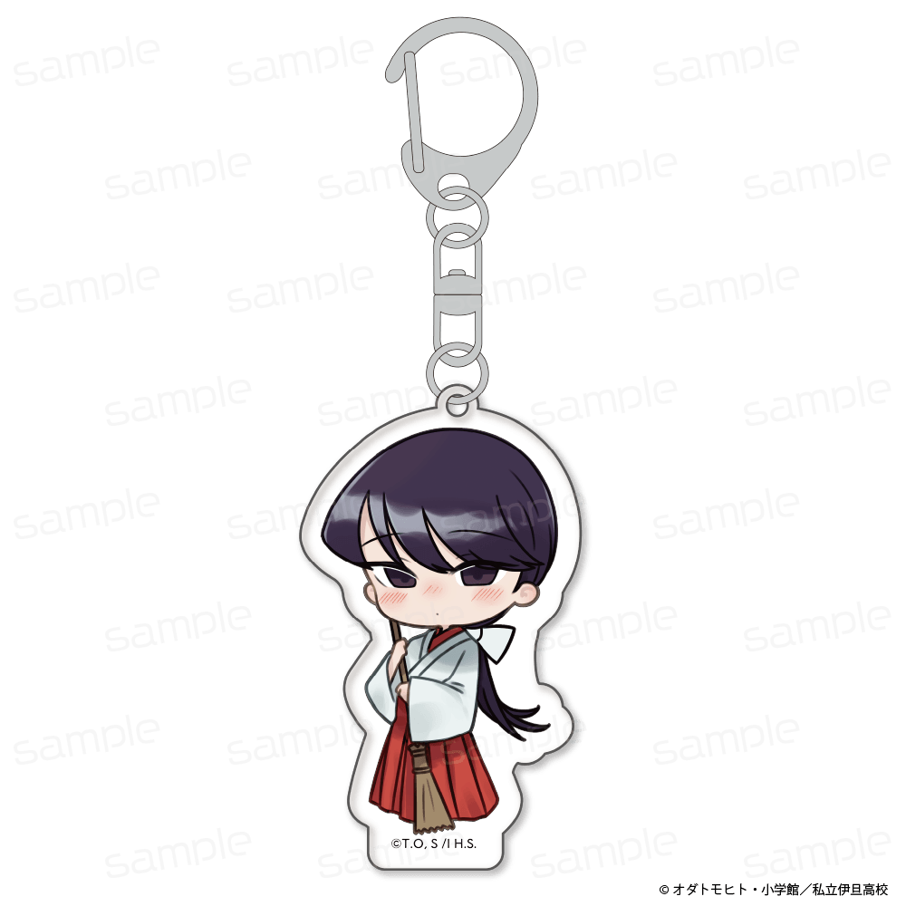 古見さんは、コミュ症です。』アクリルキーホルダー【古見硝子 巫女