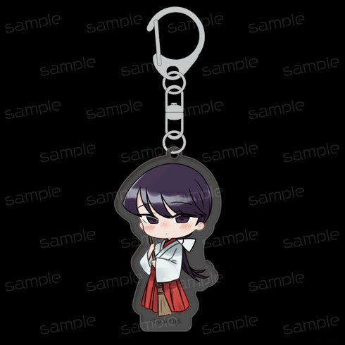 『古見さんは、コミュ症です。』アクリルキーホルダー【古見硝子 巫女】