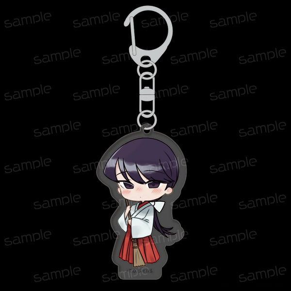 『古見さんは、コミュ症です。』アクリルキーホルダー【古見硝子 巫女】