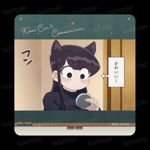 『古見さんは、コミュ症です。』ラバーマットコースター【E】