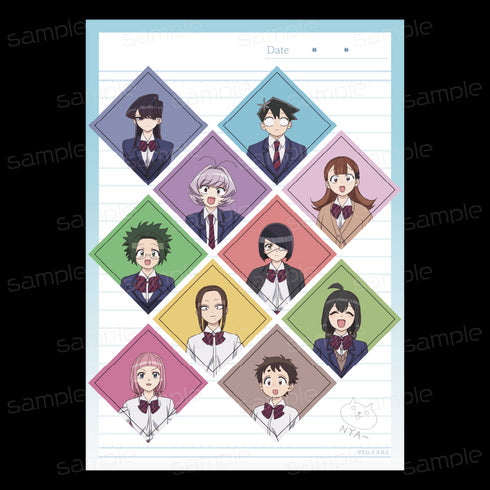 『古見さんは、コミュ症です。』耐水シール(2枚組)