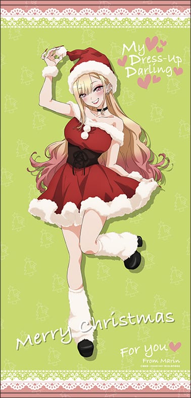 『その着せ替え人形は恋をする』グリーティングセット/海夢とクリスマス(アクリルフィギュア、ビッグタオル、ポストカード)