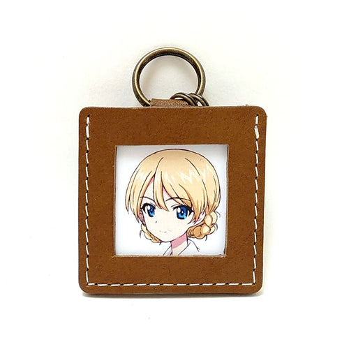 『ガールズ&パンツァー』 レザーミニフォトフレーム (聖グロリアーナ女学院)