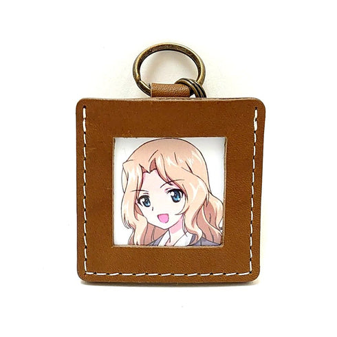 『ガールズ&パンツァー』 レザーミニフォトフレーム (サンダース大学付属高校)