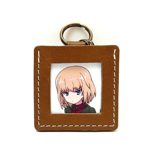 『ガールズ&パンツァー』 レザーミニフォトフレーム (プラウダ高校)