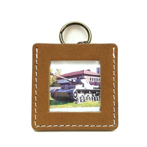 『ガールズ&パンツァー』 レザーミニフォトフレーム (黒森峰女学園)