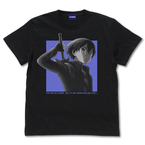 『劇場版 ソードアート・オンライン -プログレッシブ- 冥き夕闇のスケルツォ』キリト Tシャツ SAO第5層Ver. BLACK