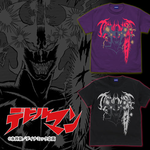 『デビルマン(原作)』デビルマン Tシャツ BLACK