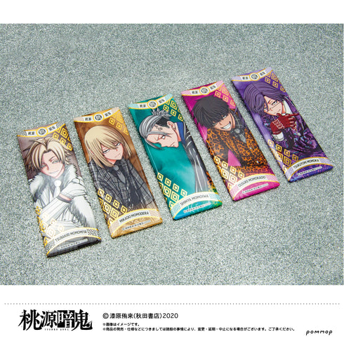 『桃源暗鬼』箔押しロング缶バッジコレクション BOX