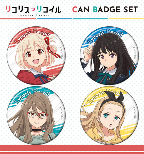 『リコリス・リコイル』缶バッジセット