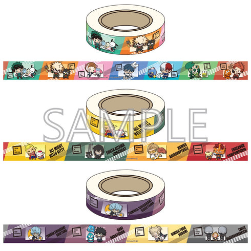 『僕のヒーローアカデミア×サンリオキャラクターズ』マスキングテープAプロヒーロー