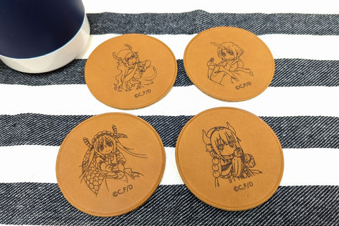 『小林さんちのメイドラゴン』レザーコースター (カンナ)