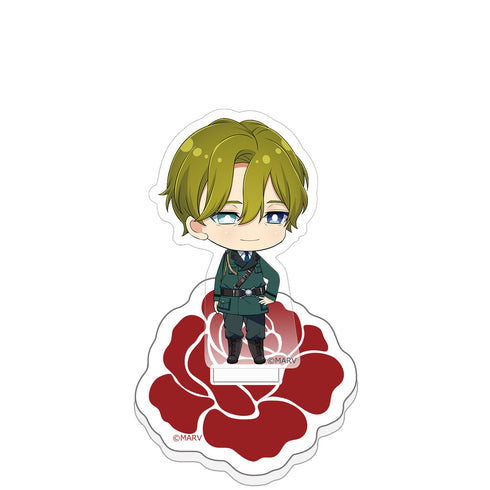 "1000 Gunmen: Rhodoknight" Acrylic Memo Stand (Russell Blue Smile)