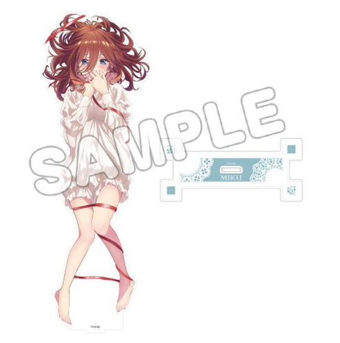 『五等分の花嫁∬』描き下ろしアクリルフィギュアL(ネグリジェ) 中野三玖