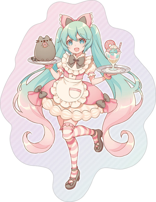 『初音ミク』ダイカットクッション Pusheenコラボ