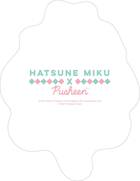 『初音ミク』ダイカットクッション Pusheenコラボ