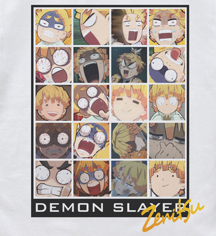 『鬼滅の刃』我妻善逸 フルカラーTシャツ/WHITE